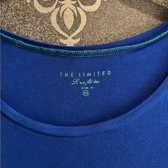 The Limited XS Blue T Shirt - Picture 2 of 3